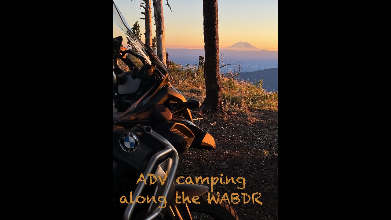 WABDR Camping on a R1250GS Adventure during fire season