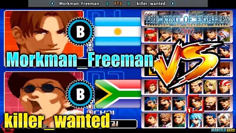The King of Fighters 2002 (Morkman_Freeman Vs. killer_wanted) [Argentina Vs. South Africa]