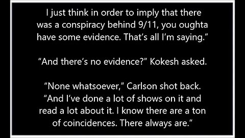 Tucker Carlson on 911