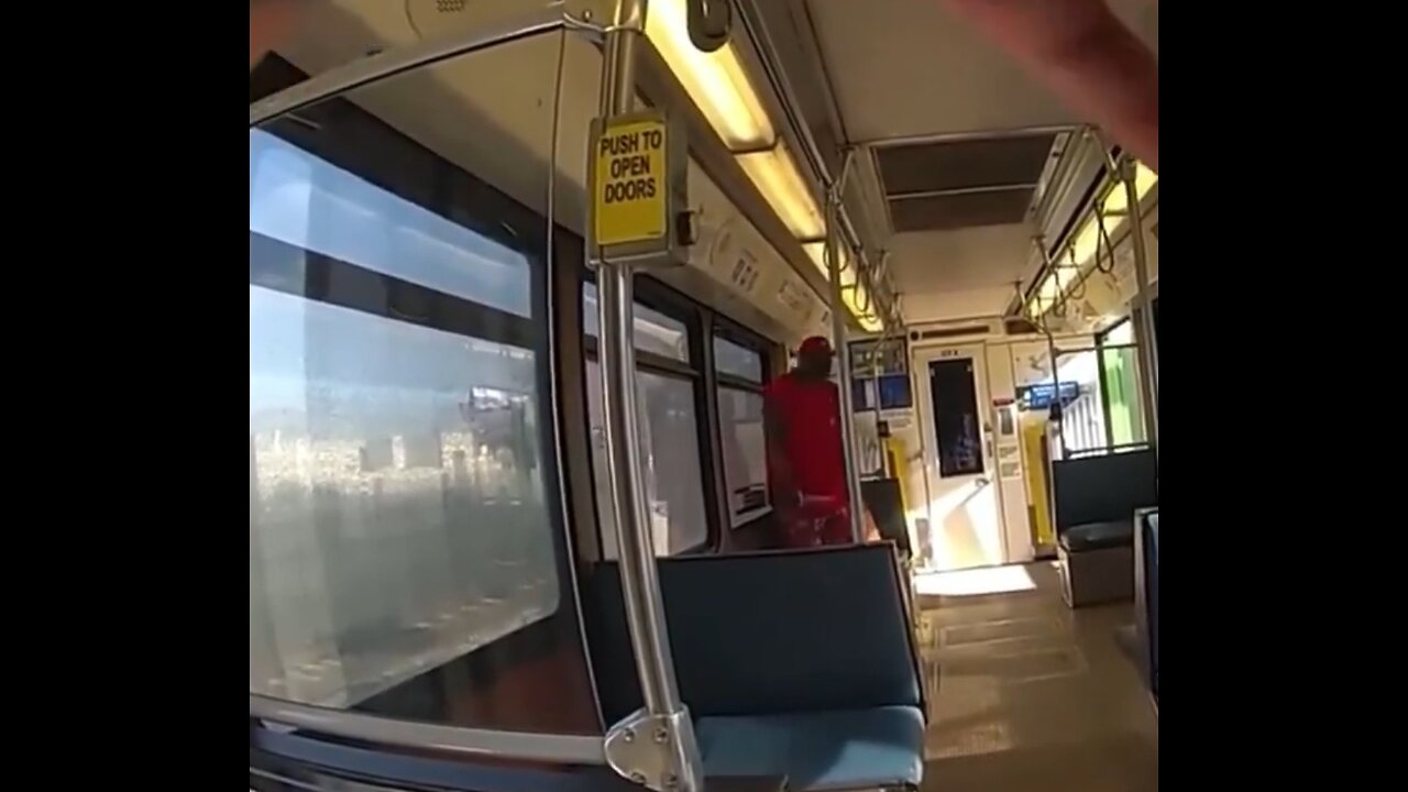 A Knife Wielding "Bus Passenger" Refuses To Comply With Police