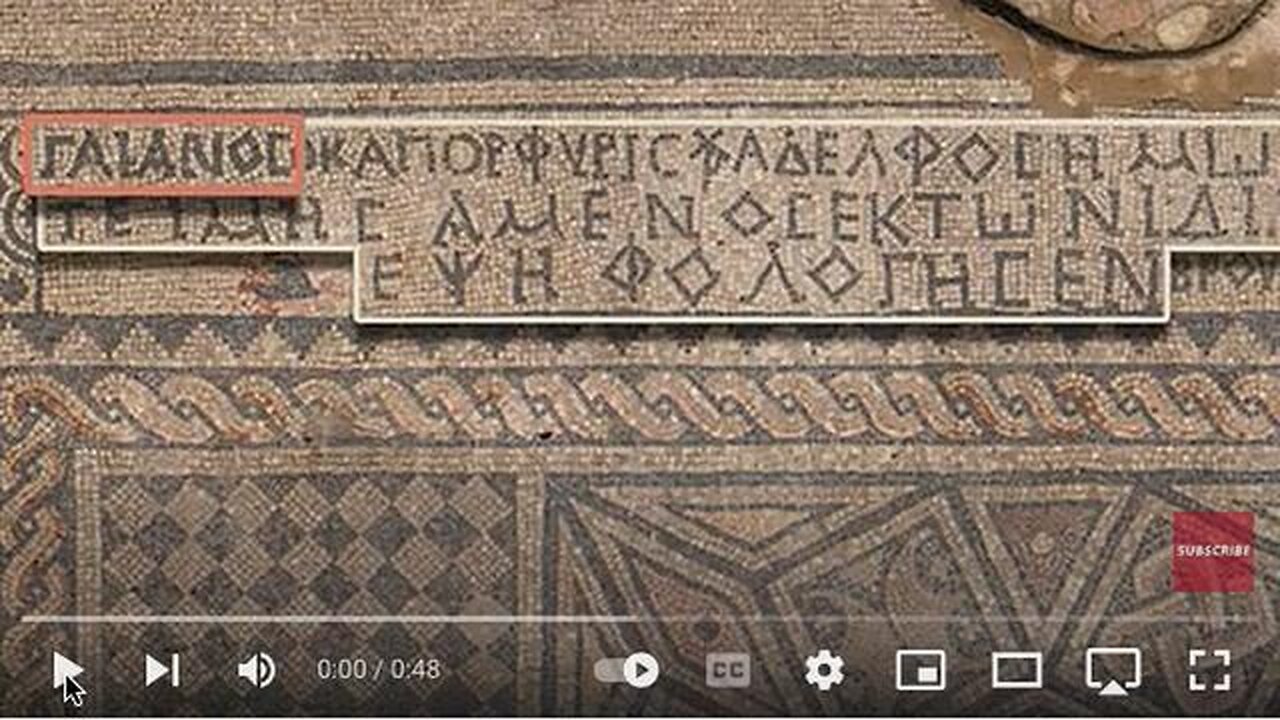 "JESUS IS GOD" INSCRIPTION FROM 1800 YEARS AGO