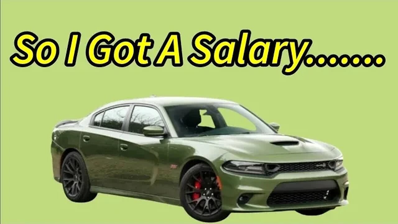 So I Now Work For a Car Company.