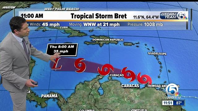 Midday tropical update (6/20/17)