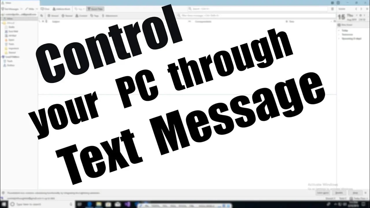 How to control your PC through text message