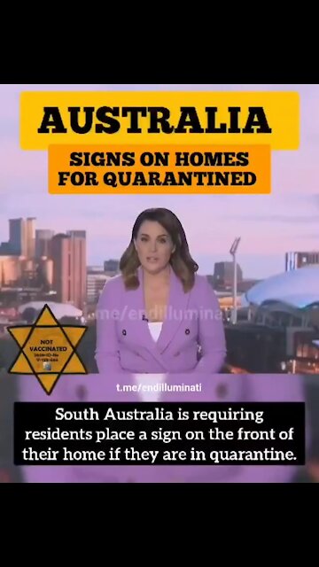 Australia - unvaccinated to be forced to put signs on the door?