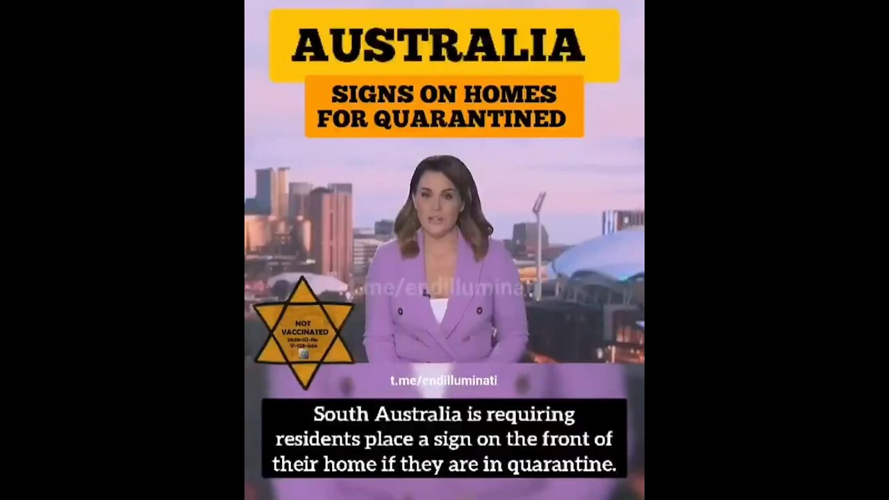 Australia - unvaccinated to be forced to put signs on the door?
