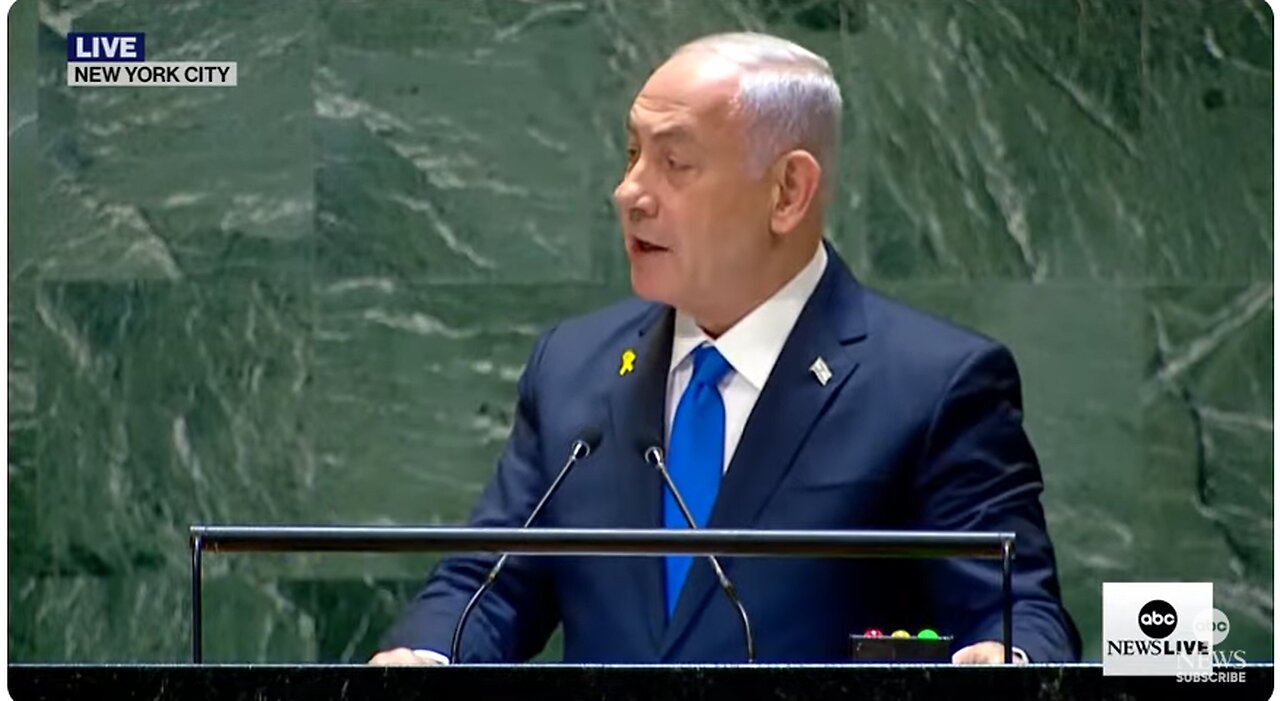 Israeli PM Benjamin Netanyahu delivers speech to world leaders at UN General Assembly