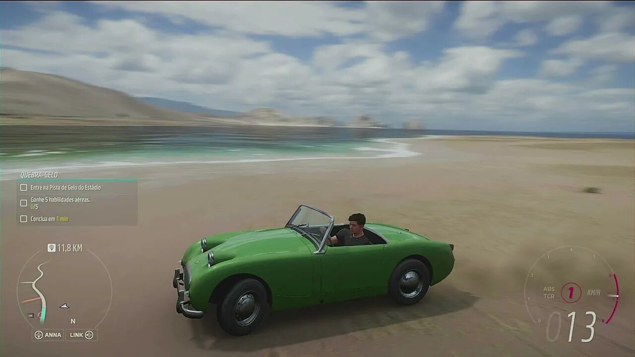 Turistando na praia do Forza 5