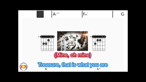 Bruno Mars - Treasure - (Chords & Lyrics like a Karaoke)