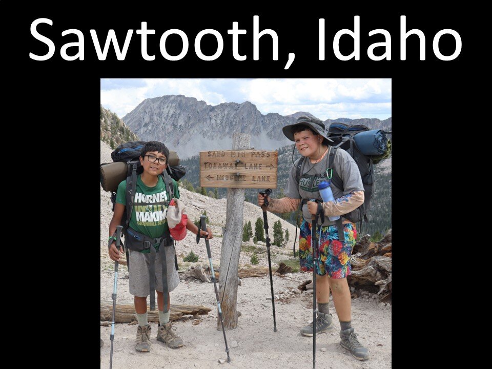 Donald and Gabe Go Backpacking in Sawtooth Idaho