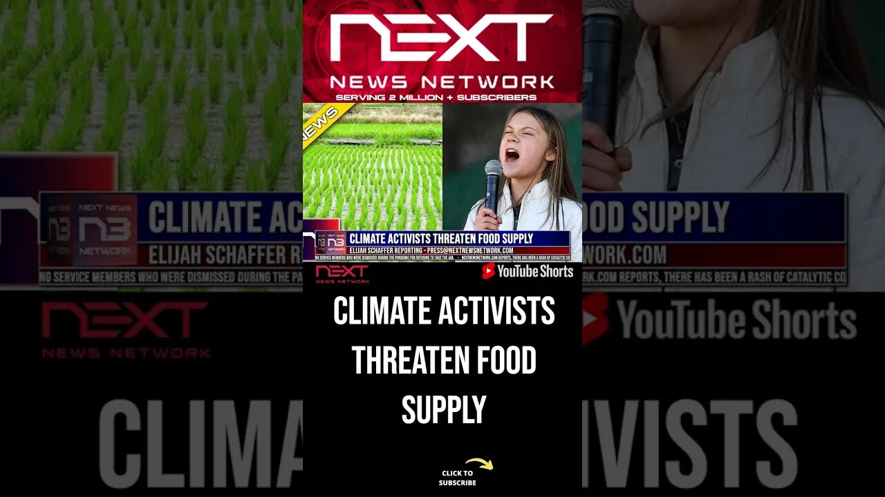 Climate Activists Threaten Food Supply #shorts