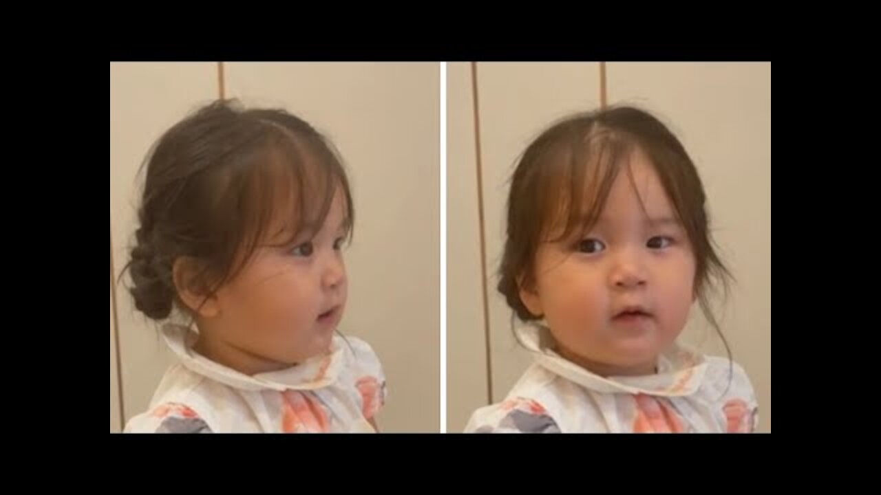 Adorable 2-year-old gives savage response to mom's question #Shorts