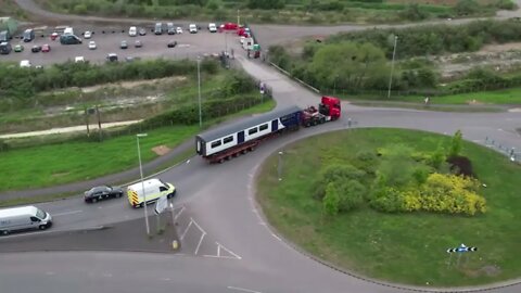 Escorted wide load - Welsh Truck Spotting