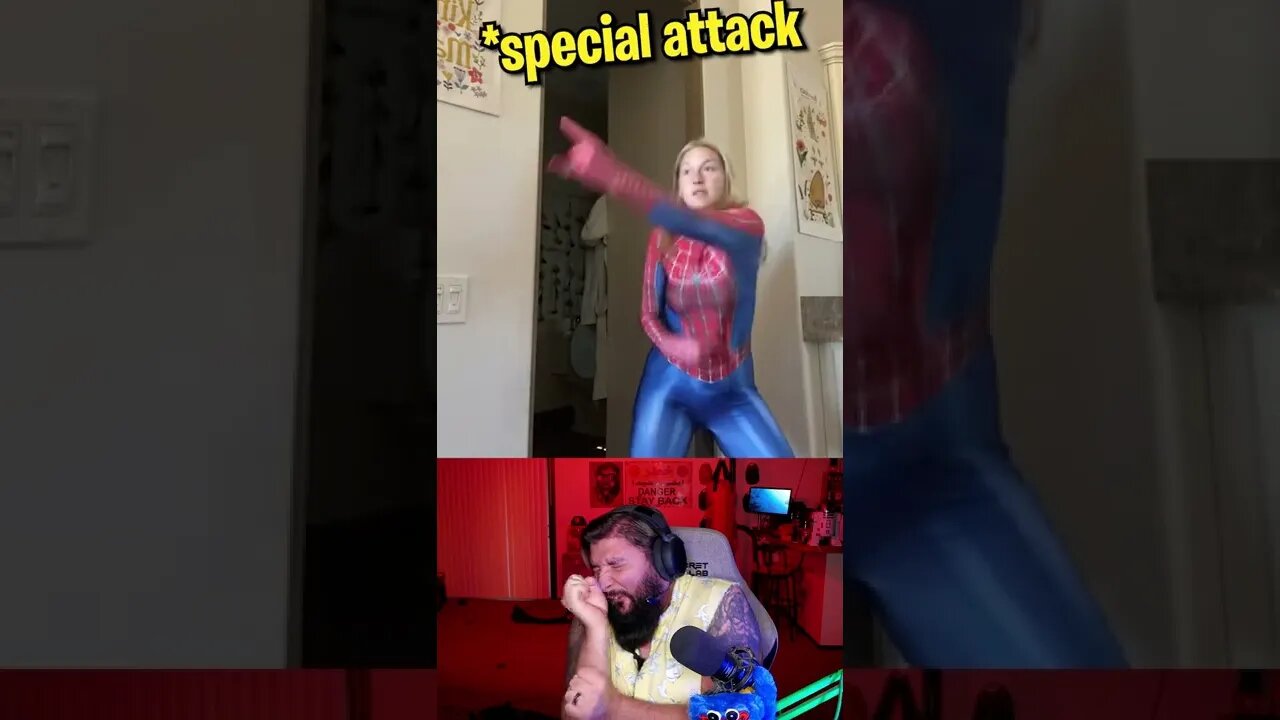 Tiktoker dressed as Spider-Man can queef on command