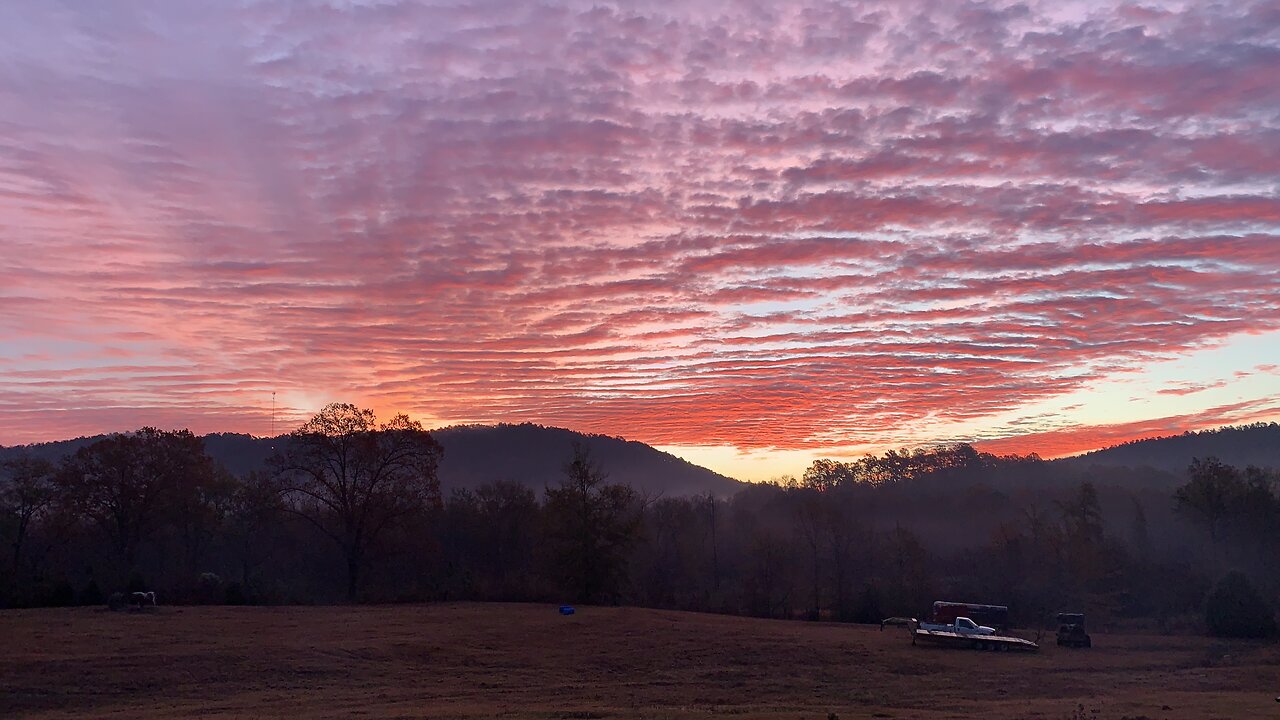 Gorgeous morning skies over Alabama