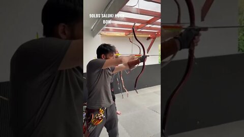90LBS SALUKI HORN BOW
