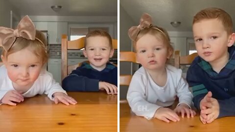 Mom Tests Her Kids' Patience With Candy Challenge