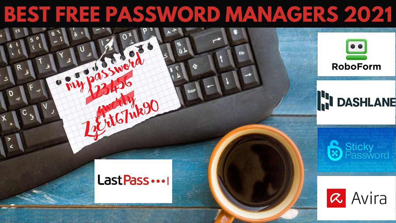 Top 5 FREE Password Managers of 2021