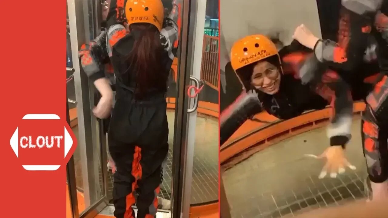 Cardi B Goes Indoor Skydiving For The First Time!