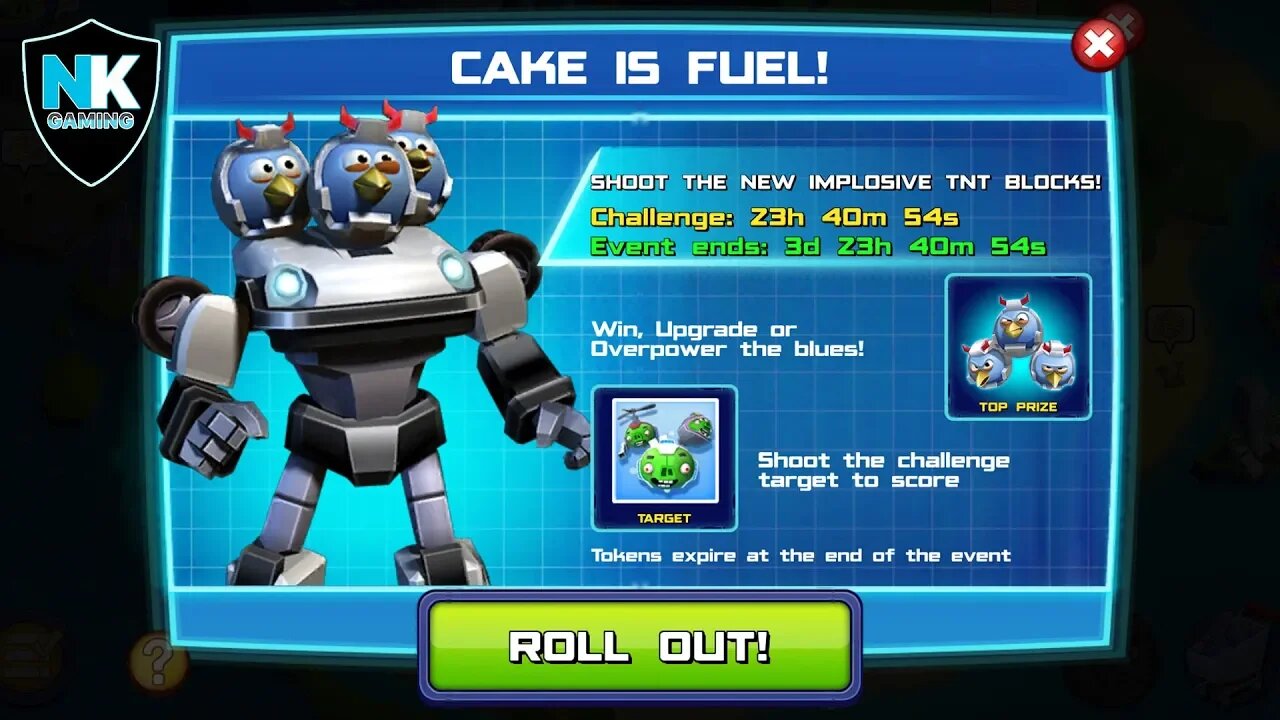 Angry Birds Transformers - Cake Is Fuel! - Day 3