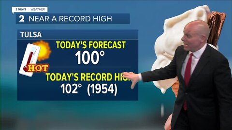 Near Record Heat Today And Wednesday