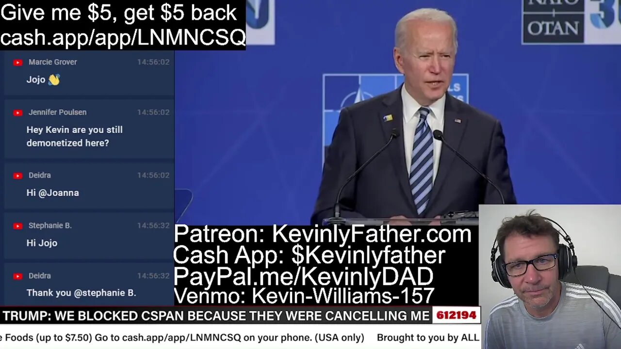 Biden Press Conference Q&A - Bring your chat with KevinlyFather.