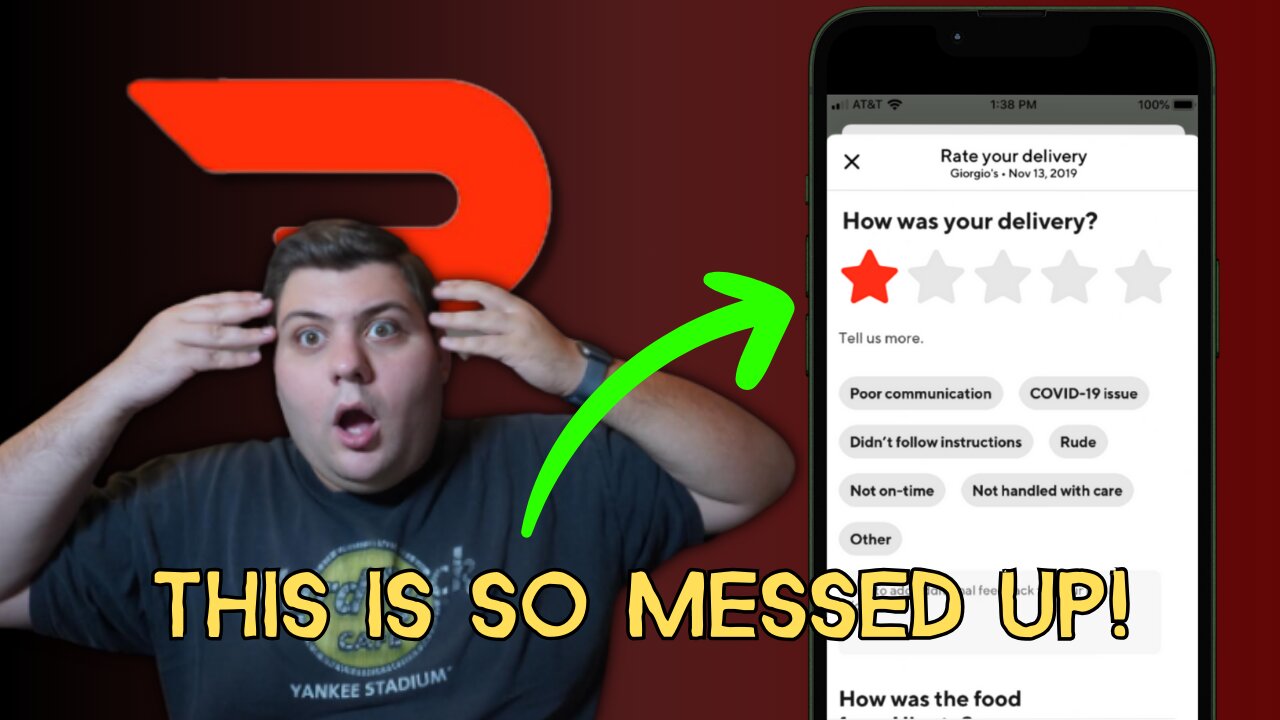 Doordash Driver EXPOSED Glaring Problem with Rating System! STEAL THESE TIPS | UberEats Grubhub