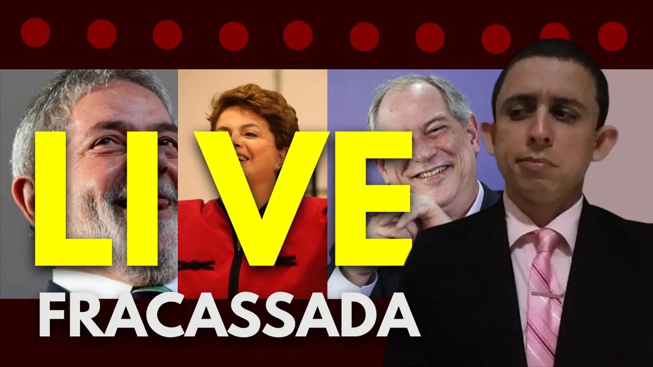 O FRACASSO da LIVE das Centrais Sindicais com a participação de LULA, DILMA e CIRO