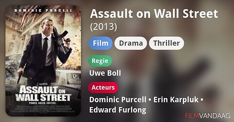 ASSAULT ON WALL STREET (2013) movie trailer