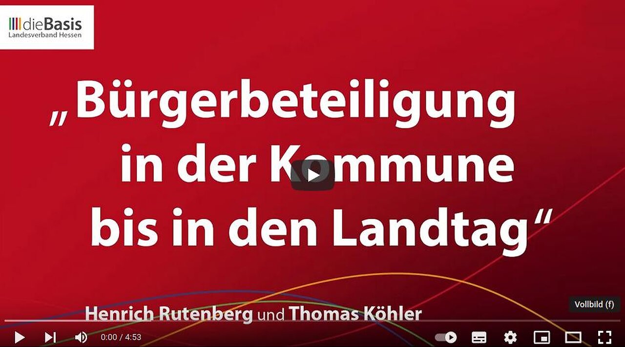 Bürgerbeteiligung von der Kommune bis in den Landtag: Henrich Rutenberg und Thomas Köhler