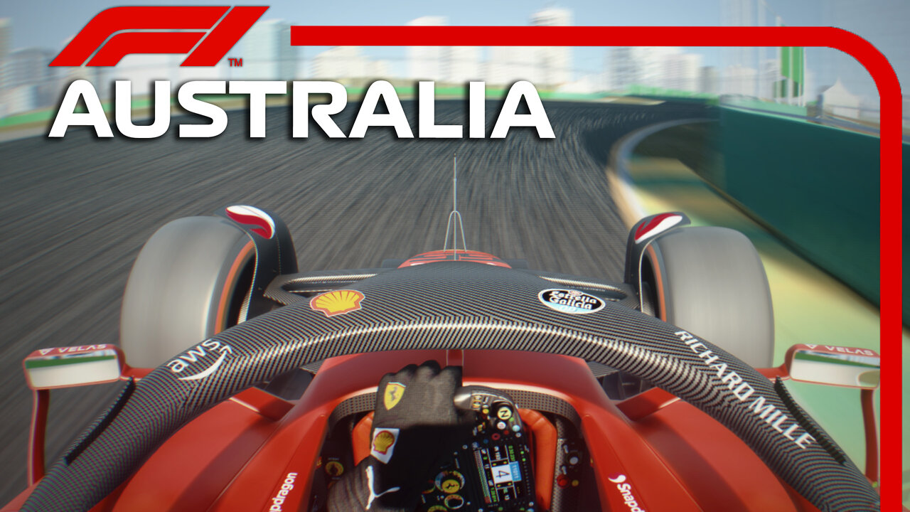 F1 2022 Australian GP - Carlos Sainz Onboard Lap | Scuderia Ferrari F1-75 - Assetto Corsa