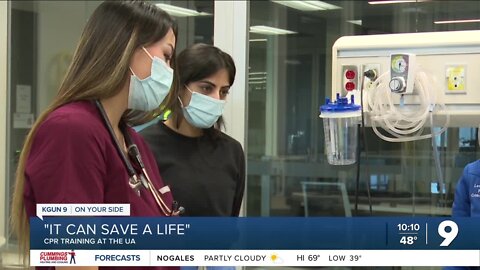 "It can save a life" UA simulation lab trains people in CPR