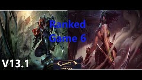 Ranked Game 6 Zed Vs Akali Mid League Of Legends V13.1