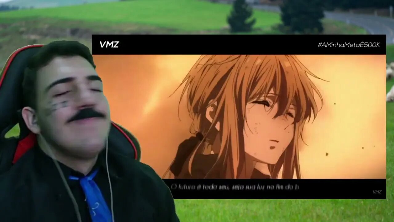 PASTOR REACT 🔴Rap Ansiedade "Crise Existencial" | Noragami - Violet Evergarden- Gate | VMZ Feat Wind