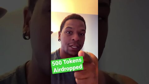 I just earned 510 tokens- Airdropped - Join me on my Live Stream tonight at 630pm EST to find out