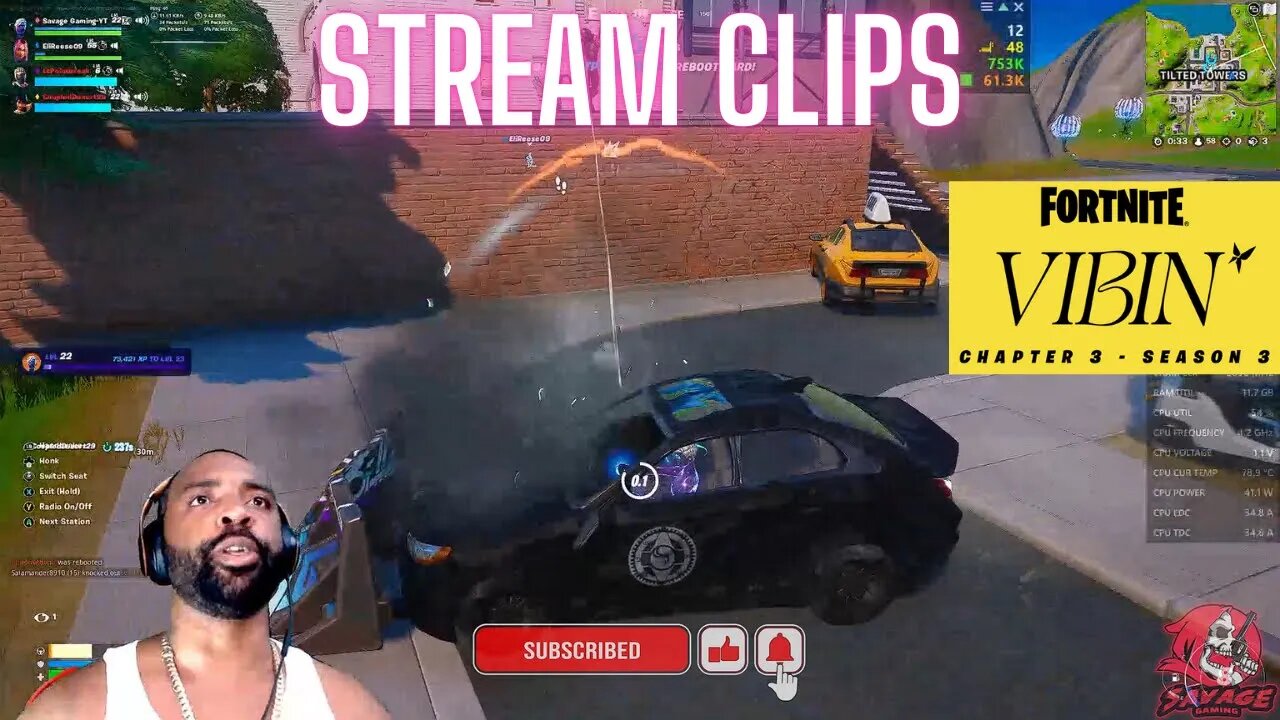 FORTNITE [LIVE] STREAM CLIPS CHAPTER 3 SEASON 3