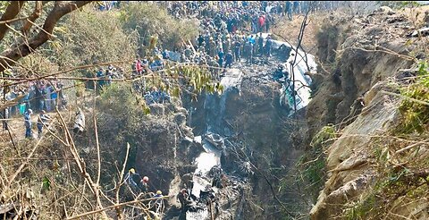 Ground Reporting of Rescuers searching wreckage of crashed Nepali Plane