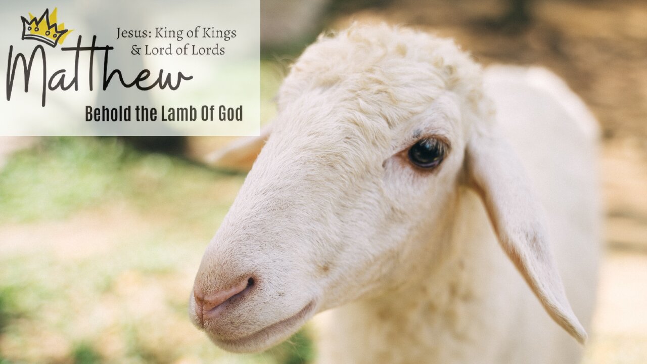 Behold the Lamb of God