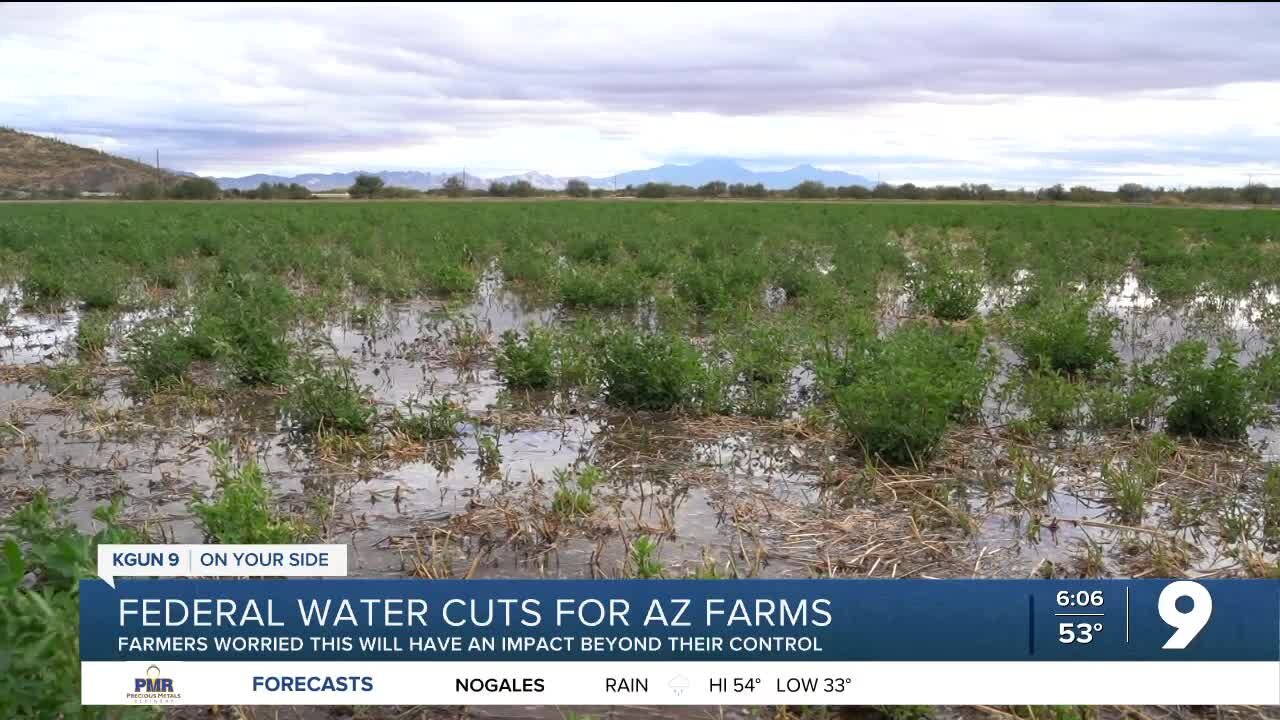 AZ farmers see water supply cut