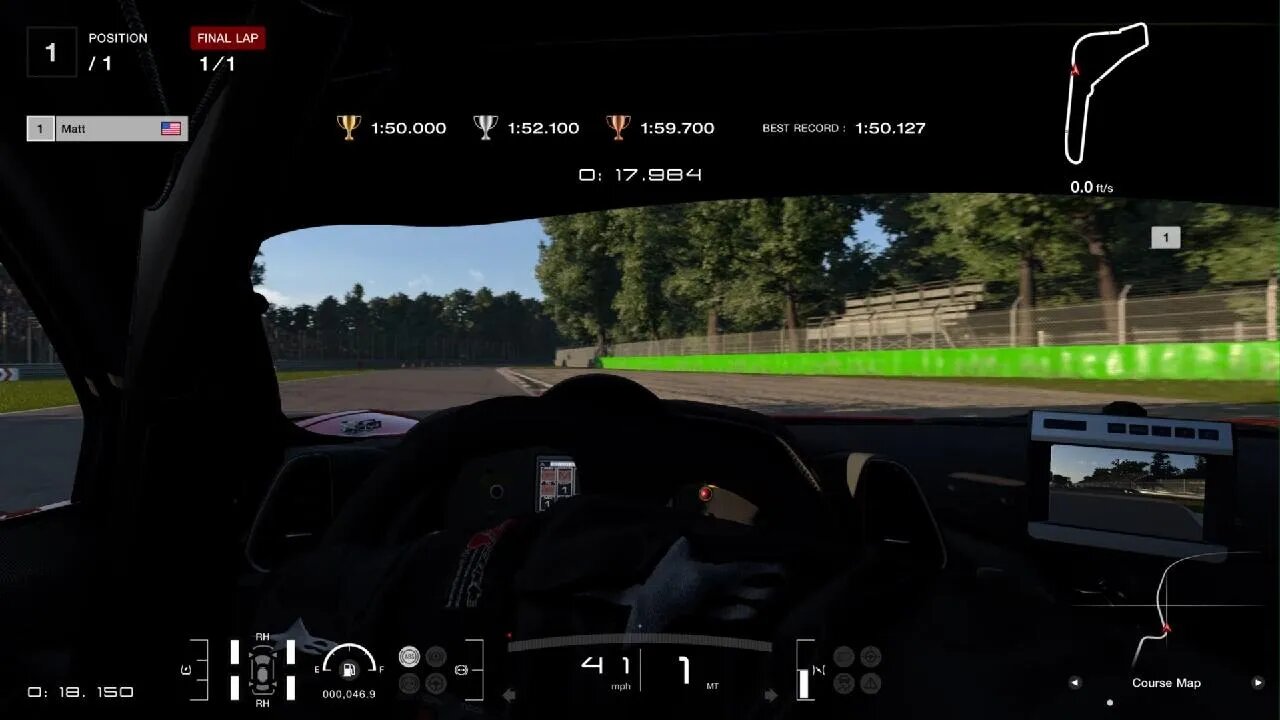 GT7 Circuit Experience Gold - Monza 1:49.926