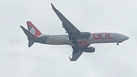 Boeing 737-800 PR-GTH coming from Brasília to Fortaleza