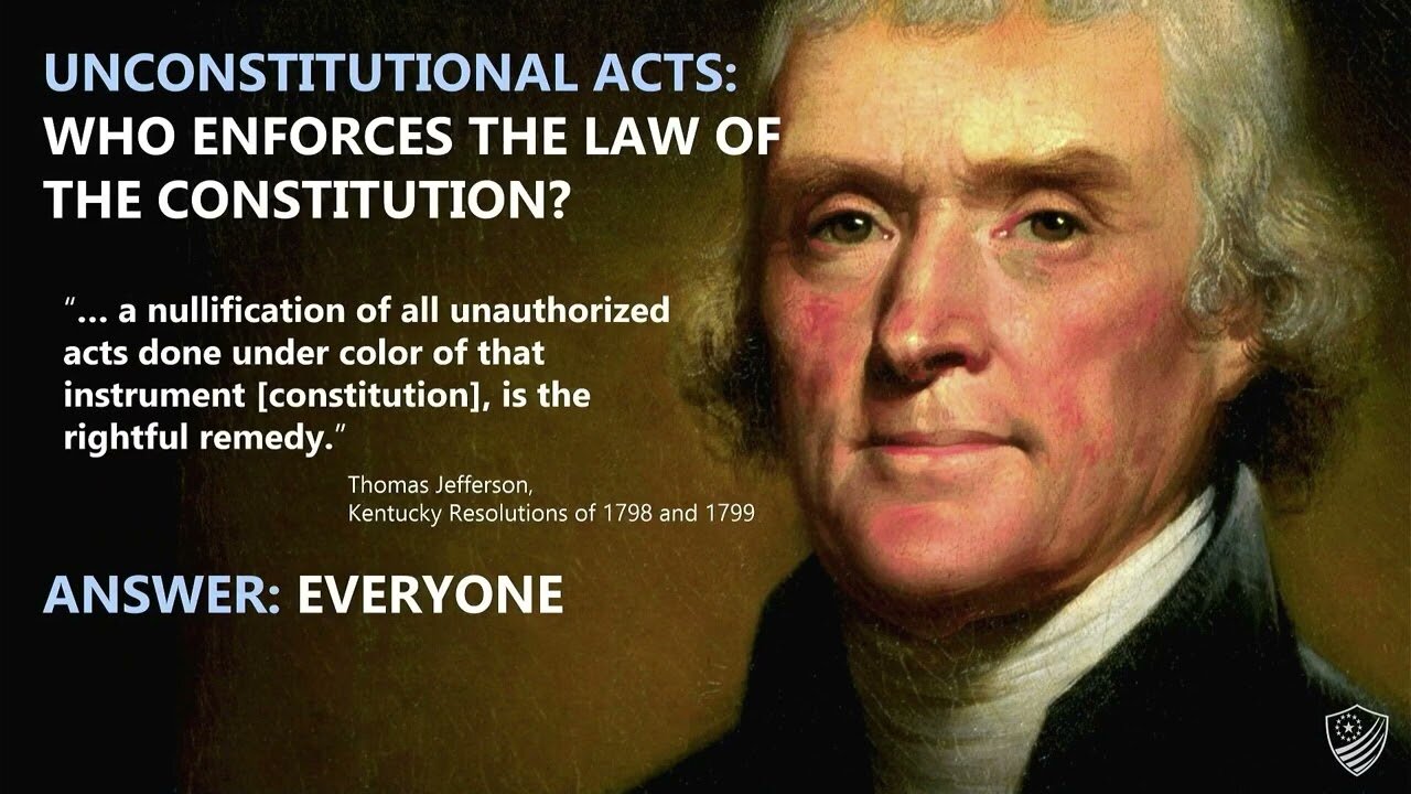 What Exactly Keeps the Constitution Alive? (How Nullification Works at All Levels)