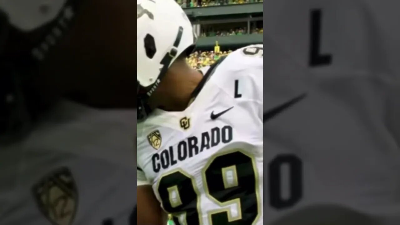 Colorado trash talking before the blowout against Oregon #trashtalk #oregon #buffs