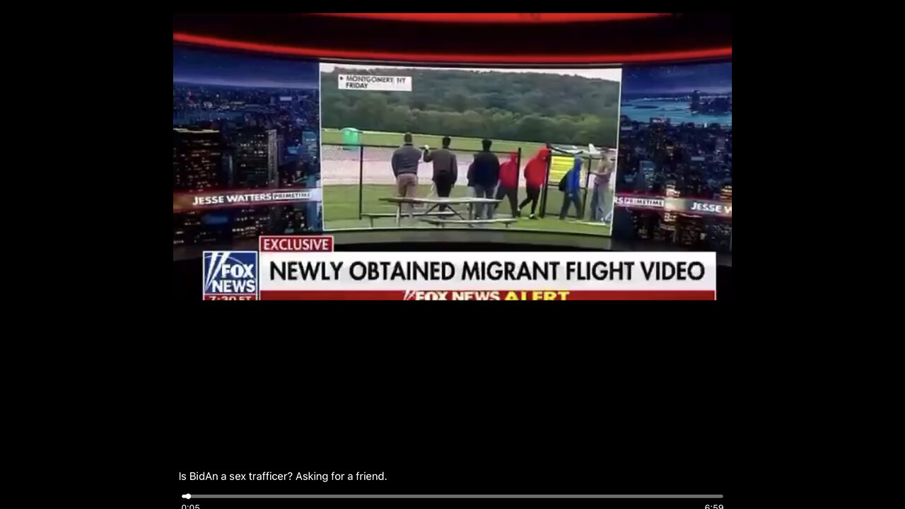 Newly obtain migrants flight video - is President Joe Biden Child sex trafficker?