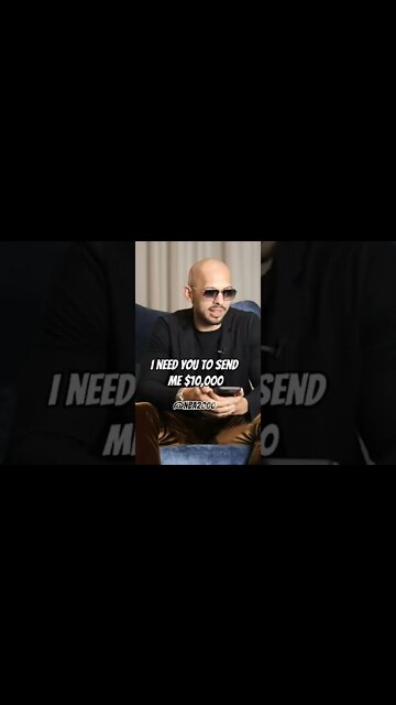 Andrew Tate's Girlfriend Sends Him $10,000