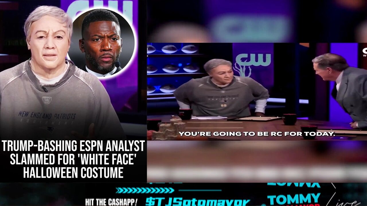 ProBlack ESPN Host Ryan Clark Dresses Up In Whiteface During Halloween & There Is No Backlash, Why?