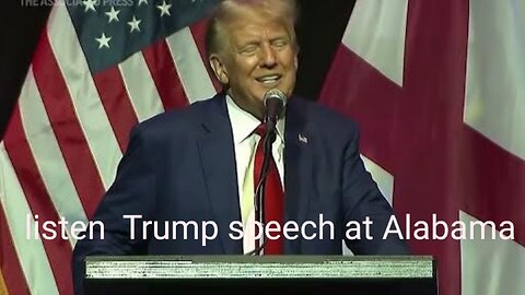 Donald Trump fiery speech in alabama