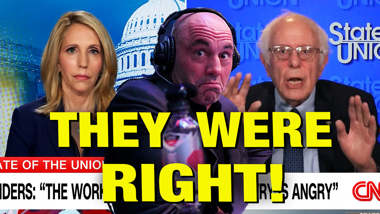 SHOCKING! CNN Actually DEFENDS Joe Rogan & Bernie Sanders!