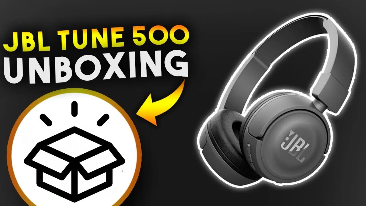 Fone JBL Tune 500 sem fio - Unboxing e primeiras impressões