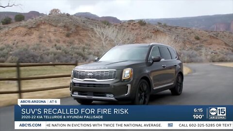 Kia, Hyundai recalled more than 280,000 SUVs due to fire risk